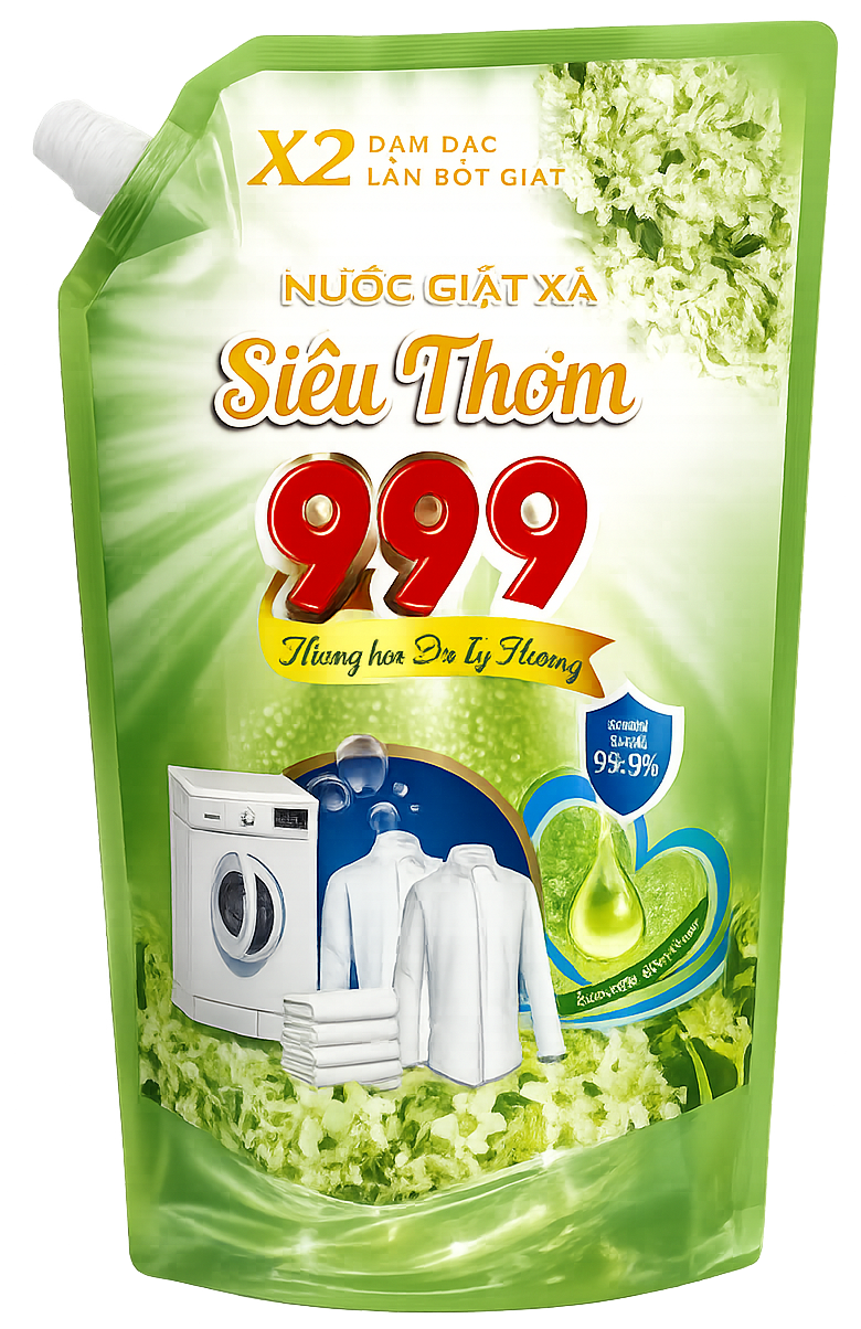 Nước Giặt Xả Siêu Thơm 999 - Hương Hoa Dạ Lý Hương
